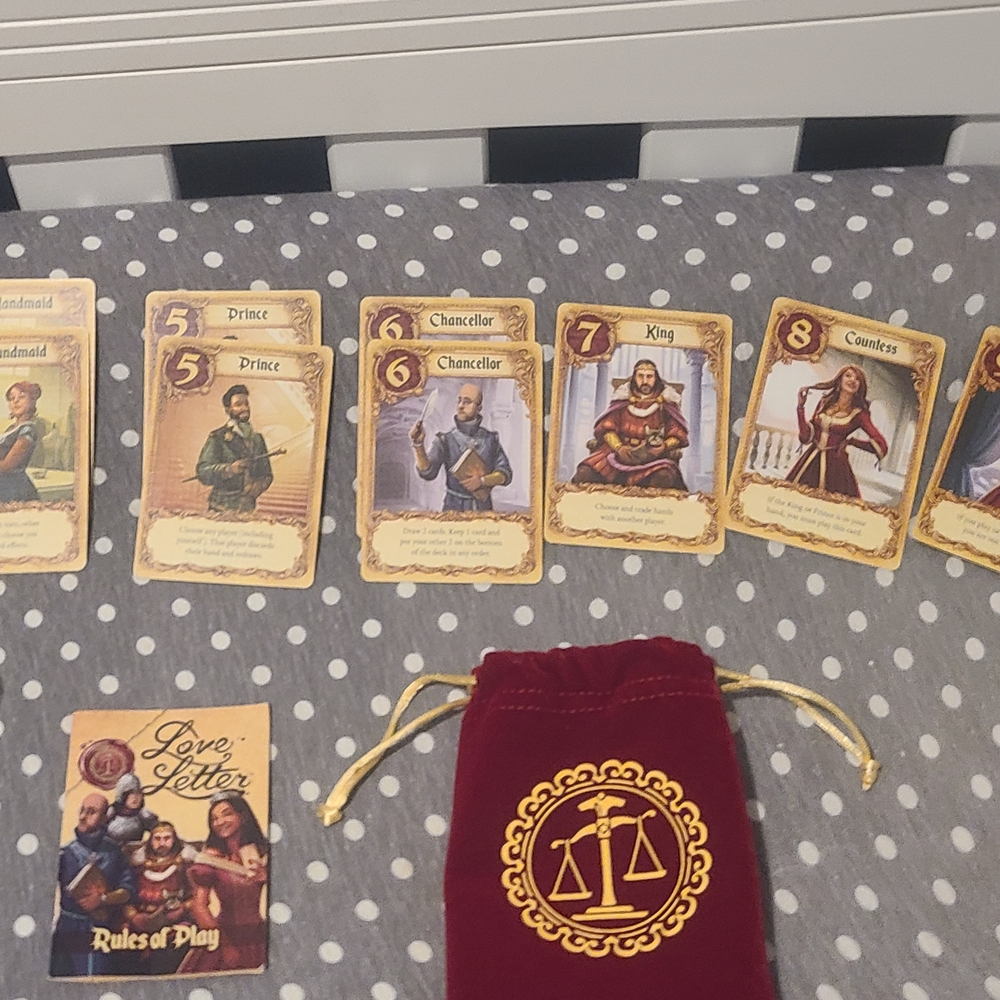 Z-man Games Love Letter Card Game Cloth Bag,  Complete, - Picture 4 of 9